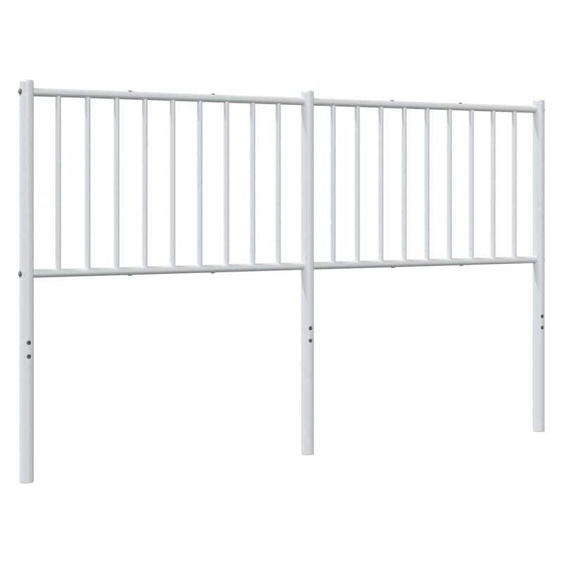 Metal Headboard White 152 cm Queen