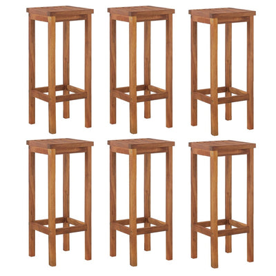 7 Piece Garden Bar Set Solid Wood Acacia