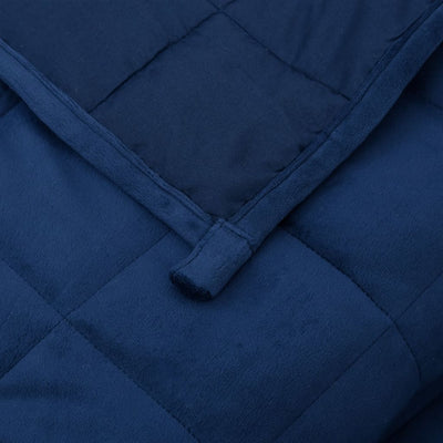 Weighted Blanket Blue 122x183 cm 9 kg Fabric