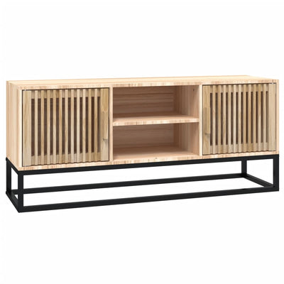 TV Cabinet 105x30x45 cm Engineered Wood and Iron