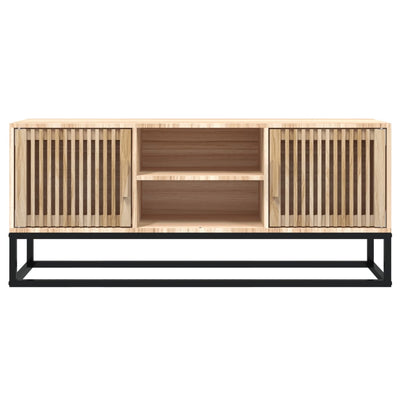 TV Cabinet 105x30x45 cm Engineered Wood and Iron