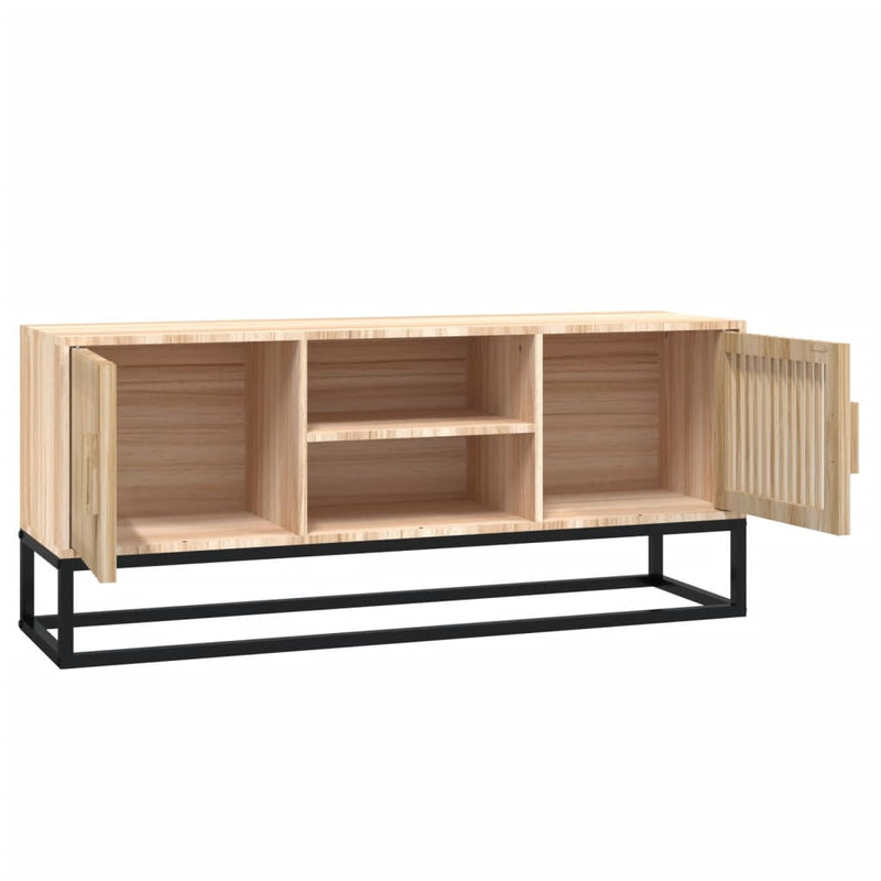 TV Cabinet 105x30x45 cm Engineered Wood and Iron