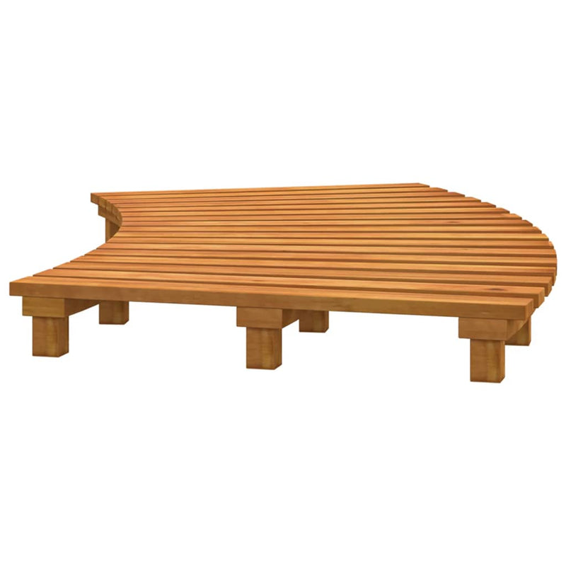 Spa Steps 2 pcs Solid Wood Acacia