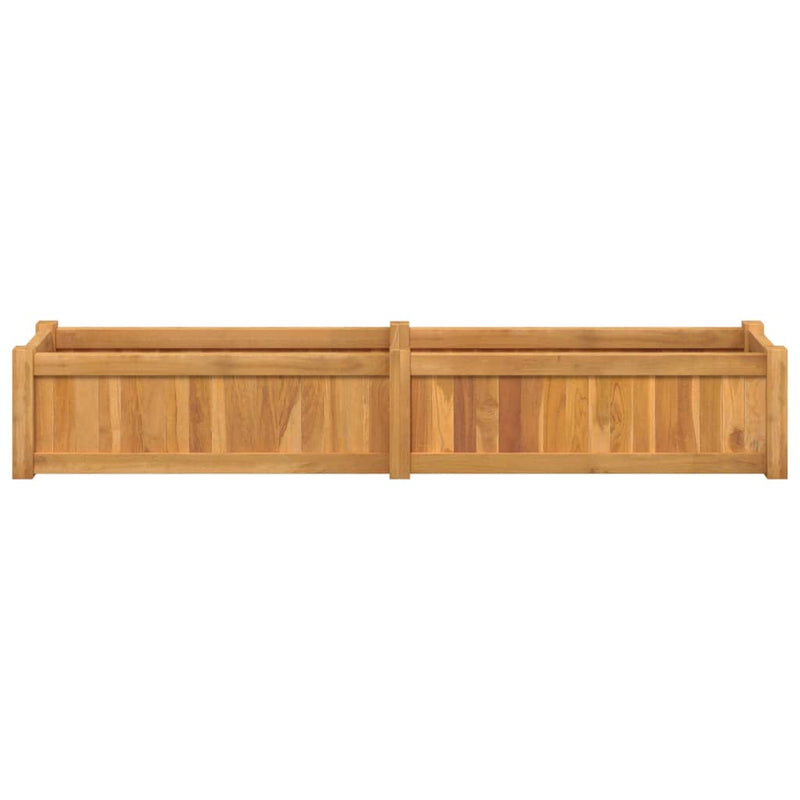 Raised Bed 150x30x25 cm Solid Wood Teak