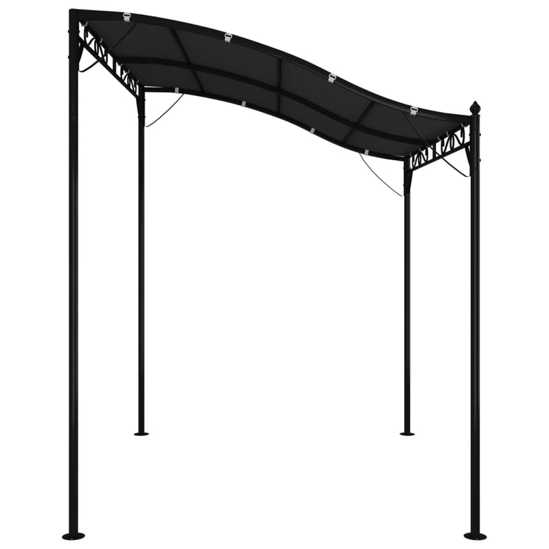 Canopy Anthracite 2x2.3 m 180 g/m² Fabric and Steel