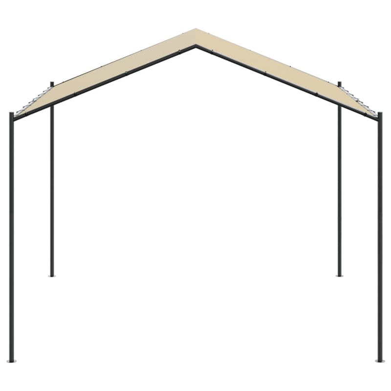 Canopy Tent Beige 4x4 m Steel  and Fabric