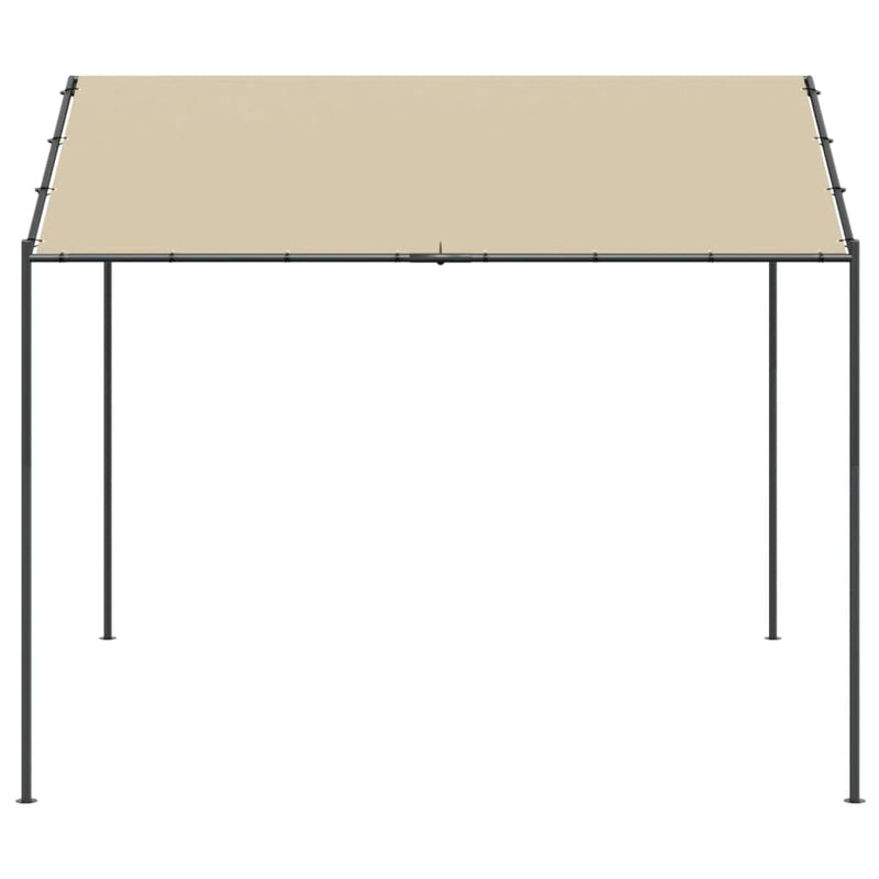 Canopy Tent Beige 4x4 m Steel  and Fabric