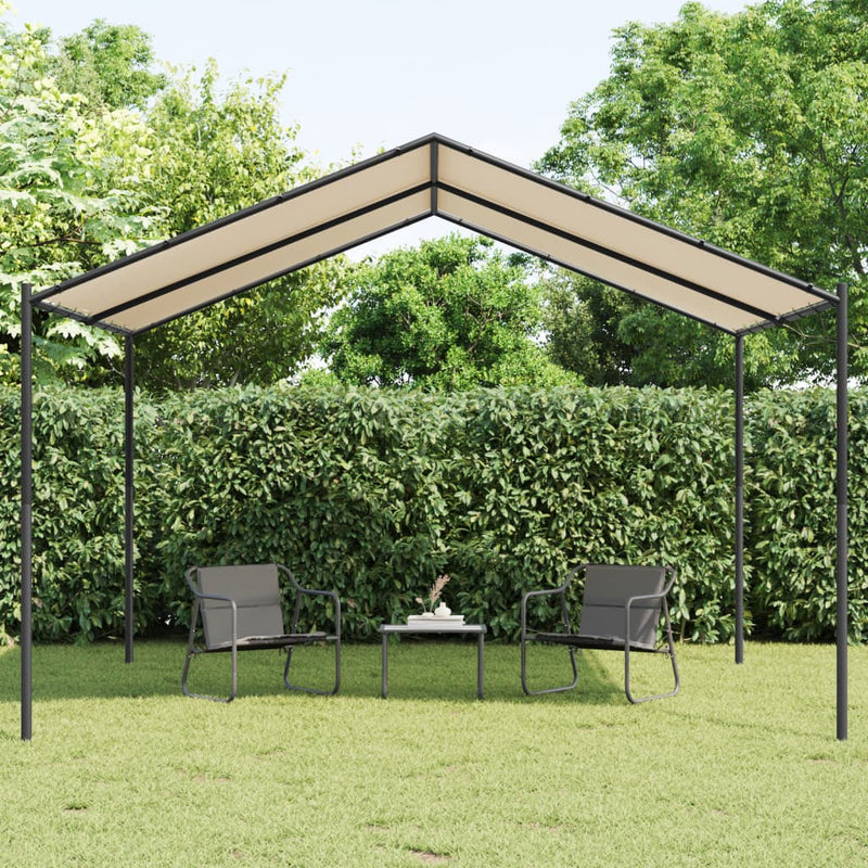 Canopy Tent Beige 4x4 m Steel  and Fabric