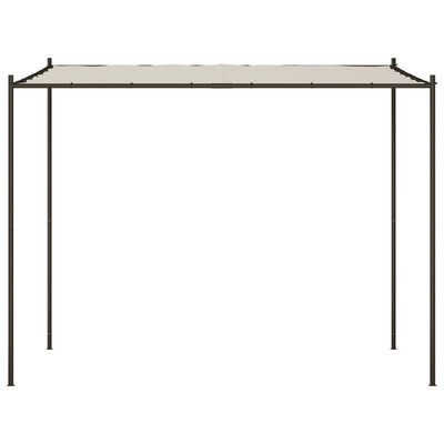 Gazebo White 3x3 m 180 g/m² Fabric and Steel