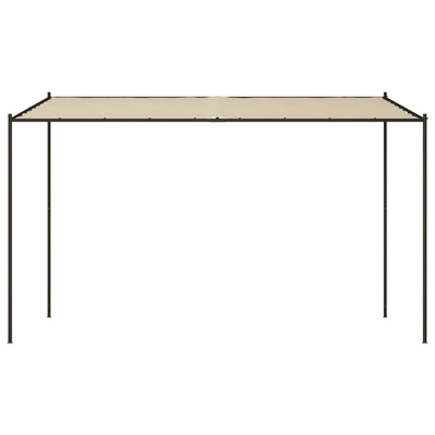 Gazebo Beige 4x4 m 180 g/m² Fabric and Steel