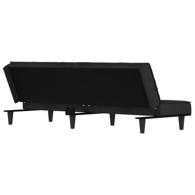 Sofa Bed Black Velvet