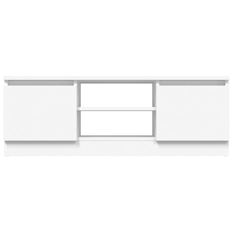 TV Cabinet with Door White 102x30x36 cm
