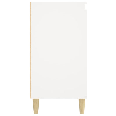 Bedside Cabinet White 40x35x70 cm Engineered Wood