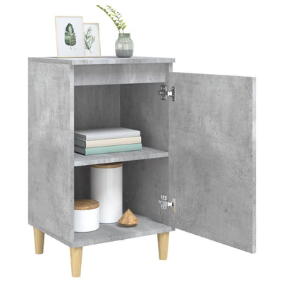 Bedside Cabinets 2 pcs Concrete Grey 40x35x70 cm Engineered Wood