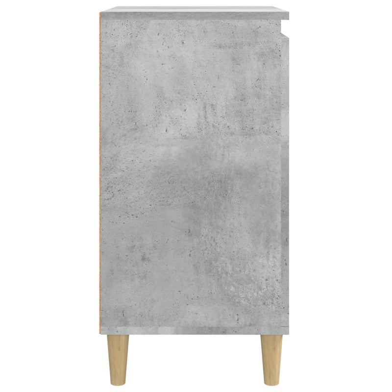 Bedside Cabinets 2 pcs Concrete Grey 40x35x70 cm Engineered Wood