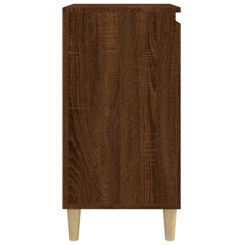 Bedside Cabinets 2 pcs Brown Oak 40x35x70 cm Engineered Wood