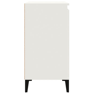 Bedside Cabinet White 40x35x70 cm Engineered Wood