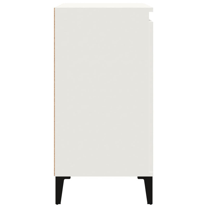 Bedside Cabinet White 40x35x70 cm Engineered Wood