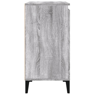 Bedside Cabinets 2 pcs Grey Sonoma 40x35x70 cm Engineered Wood