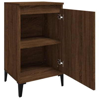 Bedside Cabinets 2 pcs Brown Oak 40x35x70 cm Engineered Wood