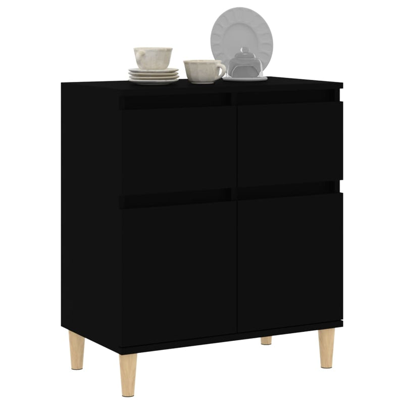 Sideboard Black 60x35x70 cm Engineered Wood