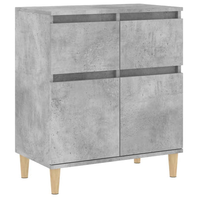 Sideboard Concrete Grey 60x35x70 cm Engineered Wood