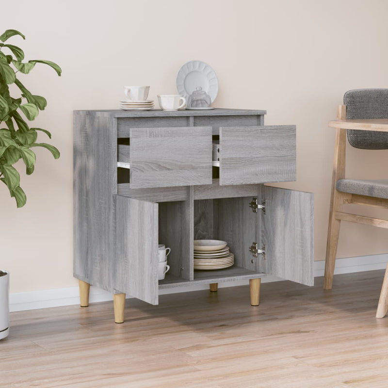 Sideboard Grey Sonoma 60x35x70 cm Engineered Wood