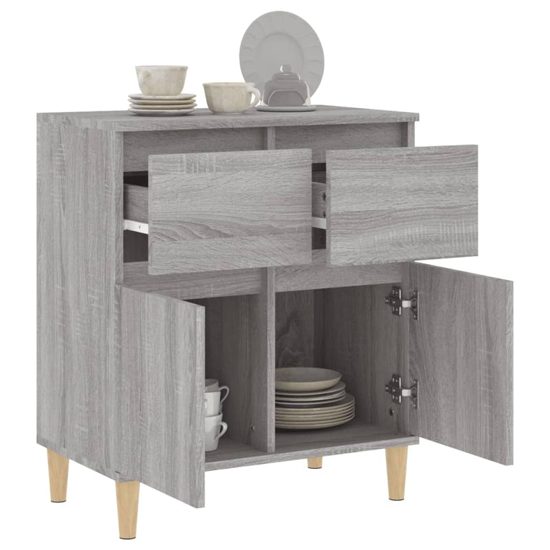 Sideboard Grey Sonoma 60x35x70 cm Engineered Wood