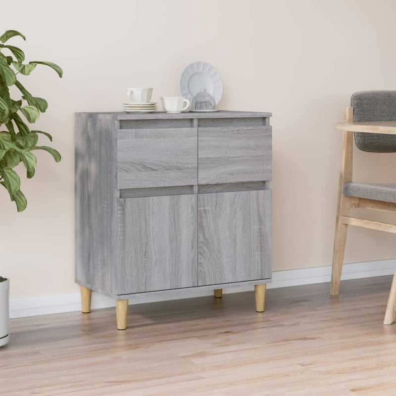 Sideboard Grey Sonoma 60x35x70 cm Engineered Wood