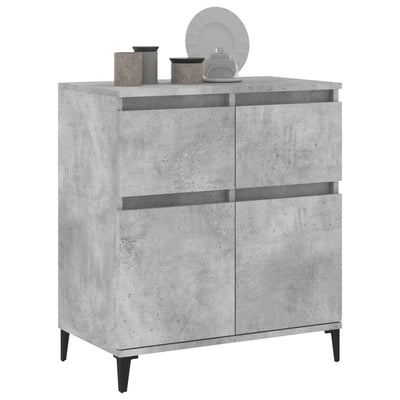 Sideboard Concrete Grey 60x35x70 cm Engineered Wood