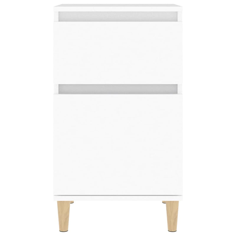 Bedside Cabinets 2 pcs White 40x35x70 cm