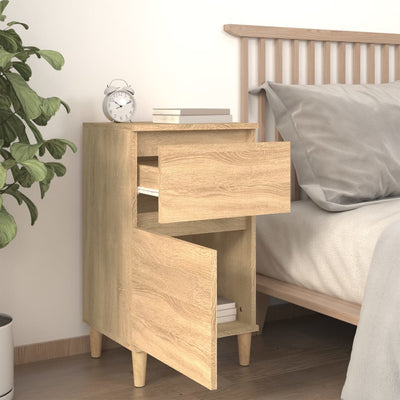 Bedside Cabinets 2 pcs Sonoma Oak 40x35x70 cm