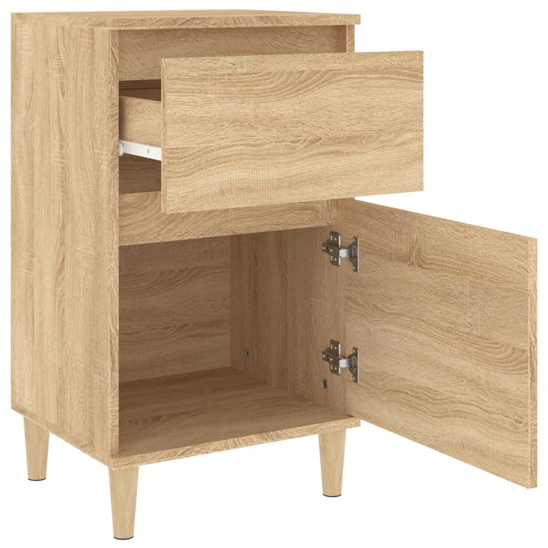 Bedside Cabinets 2 pcs Sonoma Oak 40x35x70 cm