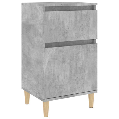 Bedside Cabinet Concrete Grey 40x35x70 cm