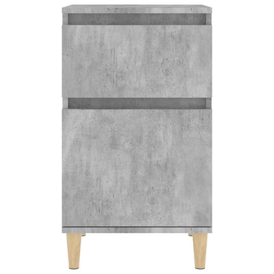 Bedside Cabinet Concrete Grey 40x35x70 cm