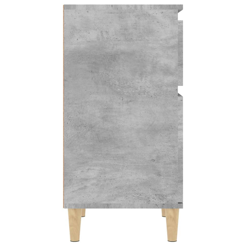 Bedside Cabinets 2 pcs Concrete Grey 40x35x70 cm