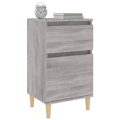 Bedside Cabinets 2 pcs Grey Sonoma 40x35x70 cm