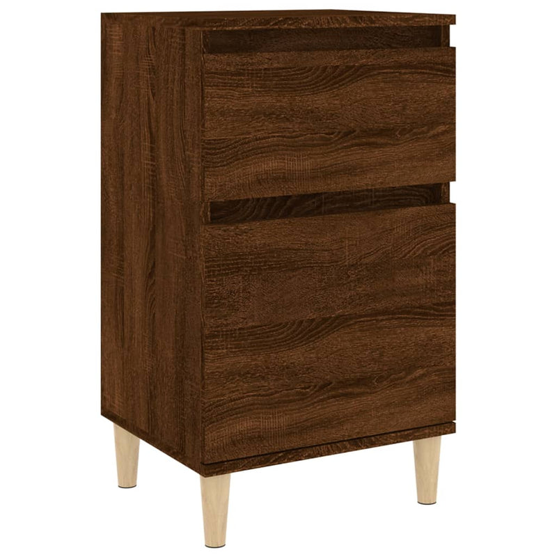 Bedside Cabinet Brown Oak 40x35x70 cm