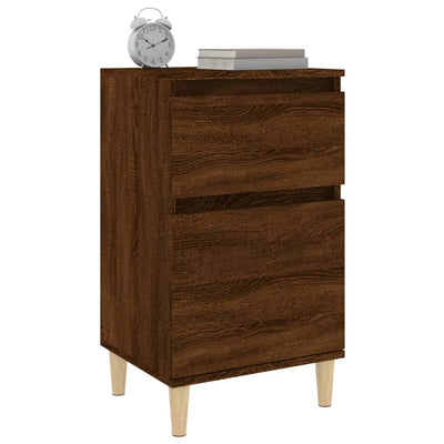 Bedside Cabinet Brown Oak 40x35x70 cm