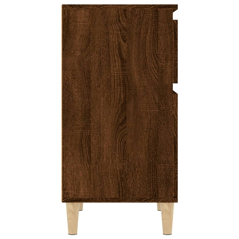 Bedside Cabinet Brown Oak 40x35x70 cm