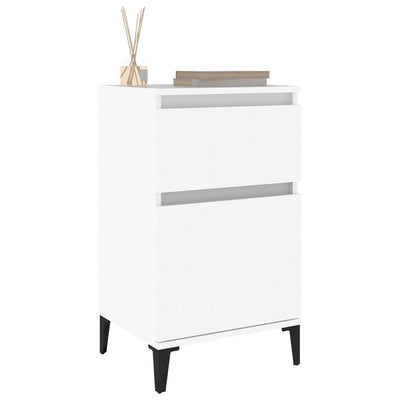 Bedside Cabinets 2 pcs White 40x35x70 cm