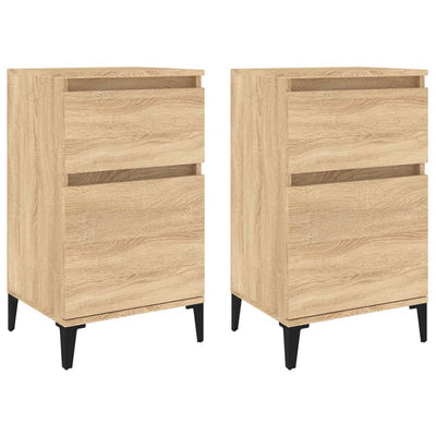 Bedside Cabinets 2 pcs Sonoma Oak 40x35x70 cm