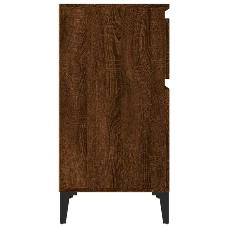 Bedside Cabinet Brown Oak 40x35x70 cm