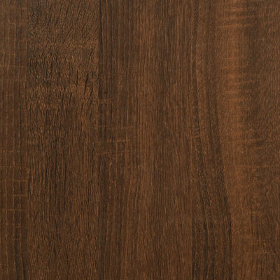 Bathroom Cabinet Brown Oak 65x33x60 cm Engineered Wood