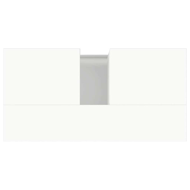 Bathroom Cabinet White 65x33x60 cm Engineered Wood