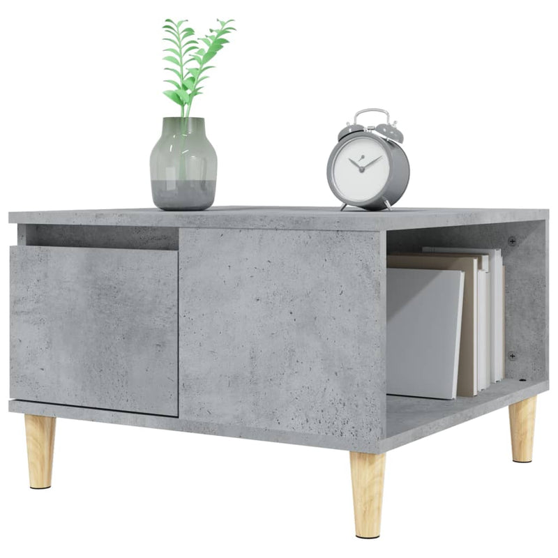 Coffee Table Grey Sonoma 55x55x36.5 cm Engineered Wood