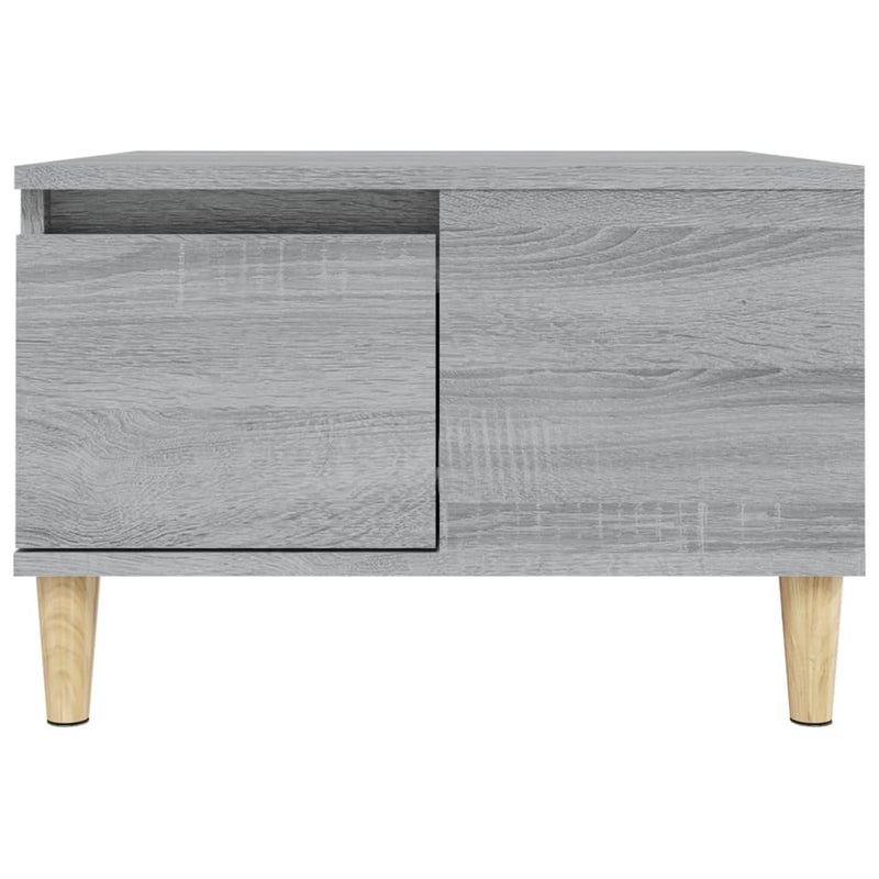 Coffee Table Grey Sonoma 55x55x36.5 cm Engineered Wood