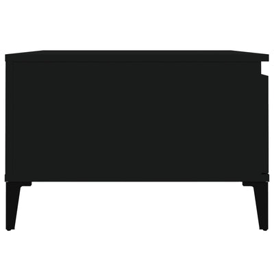 Coffee Table Black 55x55x36.5 cm Engineered Wood