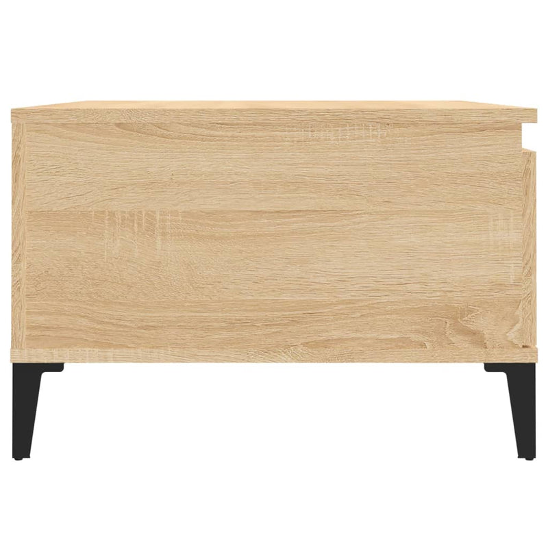 Coffee Table Sonoma Oak 55x55x36.5 cm Engineered Wood