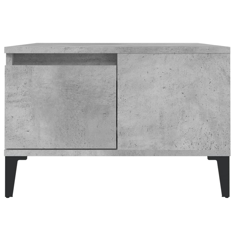 Coffee Table Concrete Grey 55x55x36.5 cm Engineered Wood